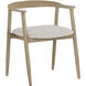 Jeremy Weathered Oak / Dove Cream Dining Armchair